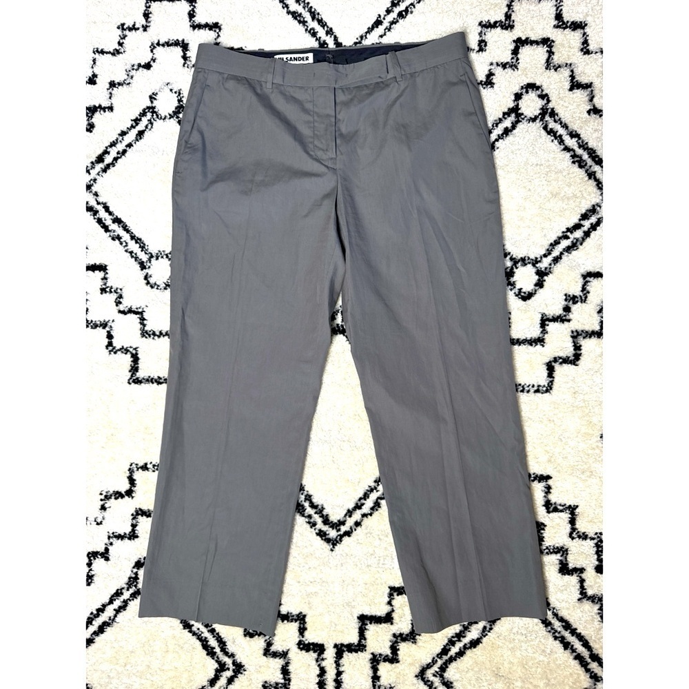 Jil Sander Grey Crop Ankle Pants Size 38